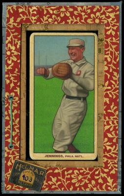 Picture, Helmar Brewing, T206-Helmar Card # 403, Hughie JENNINGS (HOF), Throwing, Philadelphia Phillies